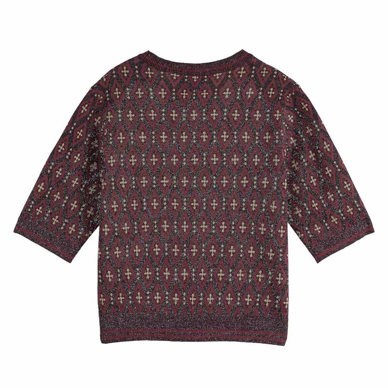 Scotch & Soda Short Sleeve Jacquard Pullover image number 1